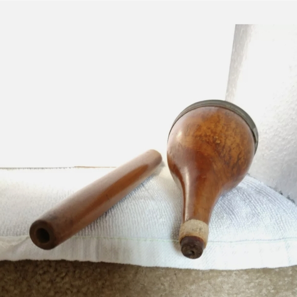 Rare German Tobacco Smoking Pipe Wood Antique- Over 100 Yrs. Old - Picture 4 of 12